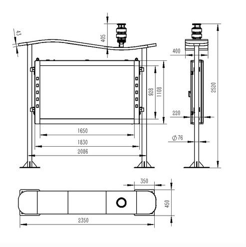 全彩屏負(fù)氧離子監(jiān)測站 高智能負(fù)氧離子監(jiān)測站