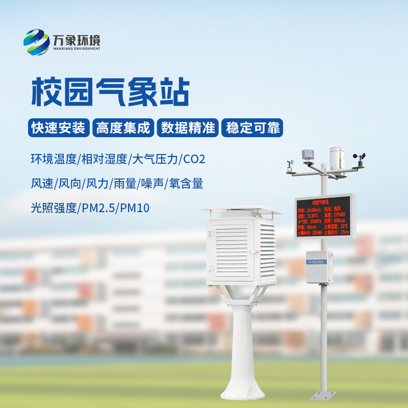 ??校園科普氣象站——?dú)庀笮§`通，大有可為