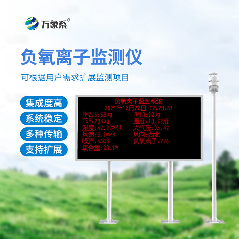 大氣負氧離子監(jiān)測系統(tǒng)